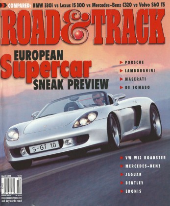 ROAD & TRACK 2001 APR - CUNNINGHAM, NITRO RS4 RACER 2